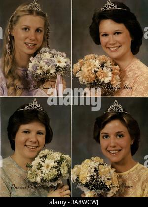 Cet annuaire des conférenciers 1981 de Patrick Henry High School commémore les moments clés de l'année scolaire 1980-1981, y compris des portraits d'étudiants, des contributions de professeurs, des faits saillants sportifs et des événements scolaires importants. Banque D'Images