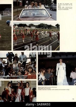 L'annuaire de l'orateur 1984 de Patrick Henry High School capture l'année scolaire 1983-1984, documentant les étudiants, les enseignants, les équipes sportives, les clubs, et les événements importants qui ont façonné l'année. Banque D'Images