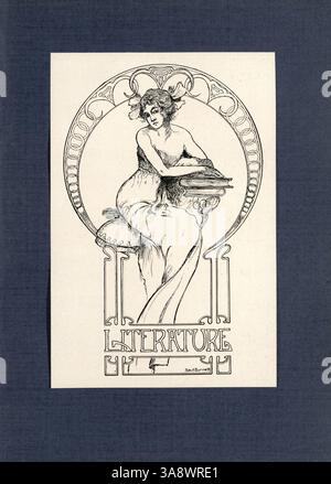 Cette édition 1915 de l’annuaire Polaris de North High School met en lumière les principaux événements scolaires, y compris les performances sportives, les réalisations scolaires et la participation des étudiants afro-américains à la vie scolaire au cours de l’année scolaire 1914-1915/09. Banque D'Images
