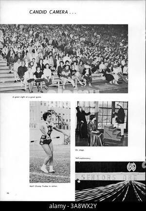 L'édition 1962 de l'annuaire Hesperian de West High School présente les étudiants, les enseignants, les clubs, l'athlétisme et les événements de l'année scolaire 1961-1962 en mettant l'accent sur l'histoire et les contributions afro-américaines. Banque D'Images