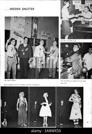 L'annuaire Hespérien 1962 de West High documente les réalisations et les événements de l'année scolaire 1961-1962 avec une attention particulière aux contributions afro-américaines à la culture et à l'histoire de l'école. Banque D'Images