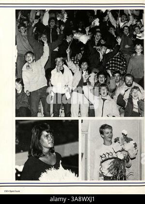 Cet annuaire de 1986 met en lumière la vie scolaire à Jefferson High, documentant les étudiants, les professeurs, les clubs, l'athlétisme, et les événements scolaires de l'année scolaire 1985-1986. Banque D'Images