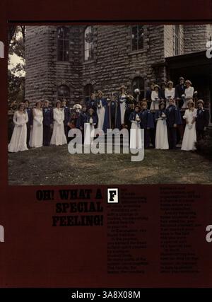 L'annuaire « Profiles » de Kennedy High School (1980) donne un aperçu des activités des étudiants, des enseignants, des athlètes et des clubs de l'année scolaire 1979-1980/09. Banque D'Images