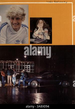 L'annuaire « Profiles » 1980 de Kennedy High School relate les expériences des élèves, des enseignants et des parascolaires de l'année scolaire 1979-1980. Banque D'Images