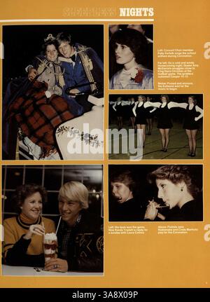Cet annuaire de Kennedy High School ('Profiles' 1980) documente les réalisations des étudiants, des clubs, des équipes sportives et des professeurs au cours de l'année scolaire 1979-1980. Banque D'Images