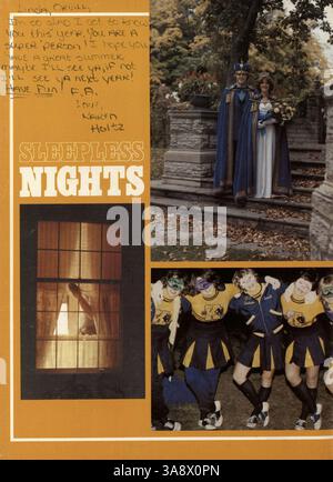 Le Kennedy High Yearbook 1980 offre un aperçu de l'année scolaire 1979-1980 et présente les profils des élèves et des enseignants, les réalisations sportives et les principales activités parascolaires. Banque D'Images