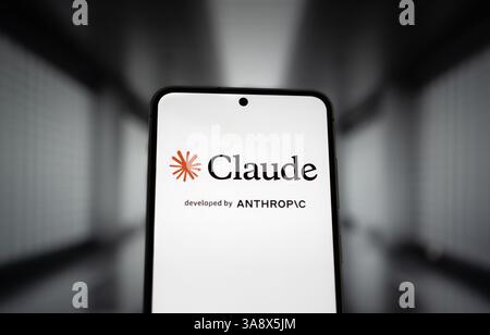 Modèle de langage Claude par Antrophic Banque D'Images