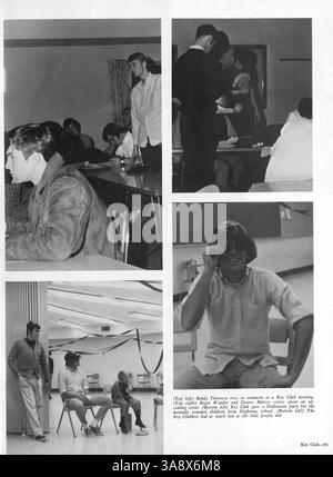 Cet annuaire, « 70 talons », décrit les moments clés de l'année scolaire 1969-1970 à la Cooper High School, y compris les étudiants, les enseignants, les clubs et les moments forts de l'athlétisme. Banque D'Images