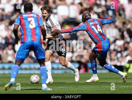Londres, Royaume-Uni. 29 mars 2025. Sander Berge de Fulhampendant le match de FA Cup à Craven Cottage, Londres. Le crédit photo devrait se lire comme suit : David Klein/Sportimage crédit : Sportimage Ltd/Alamy Live News Banque D'Images