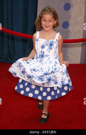 25 mars 2007 - Hollywood, CA, États-Unis - 25 mars 2007 - Hollywood, Californie - Mikaila Baumel. ''Meet the Robinsons'' première de Los Angeles au El Capitan Theatre. Crédit photo : Byron Purvis/AdMedia Banque D'Images