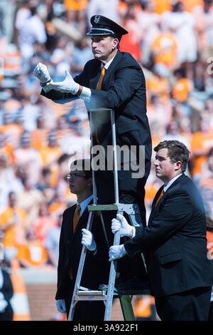 09 septembre 2017 : le groupe de volontaires du Tennessee se produit avant le match de football de la NCAA entre les volontaires de l'Université du Tennessee et les sycomores de l'État de l'Indiana au Neyland Stadium à Knoxville, TN Tim Gangloff/CSM(crédit image : &copy ; Tim Gangloff/CSM via ZUMA Wire) Banque D'Images