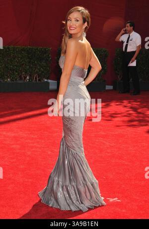 20 septembre 2009 - Los Angeles, CA, États-Unis - 20 septembre 2009 - Los Angeles, Californie - Catt Sadler. 61e Primetime Emmy Awards annuel au NOKIA Theatre L.A. LIVE. Crédit photo : Byron Purvis/AdMedia Banque D'Images