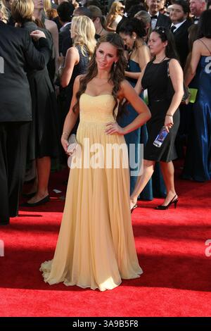20 septembre 2009 - Los Angeles, CA, États-Unis - 20 septembre 2009 - Los Angeles, Californie - Jennifer Love Hewitt. 61e Primetime Emmy Awards annuel au NOKIA Theatre L.A. LIVE. Crédit photo : Michael Jade/AdMedia Banque D'Images