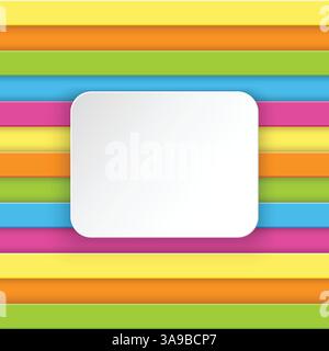 Arrière-plan rayé avec place pour le texte. Illustration vectorielle Illustration de Vecteur