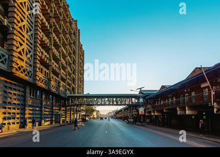 Eastgate Market Bridge Harare Zimbabwe Banque D'Images