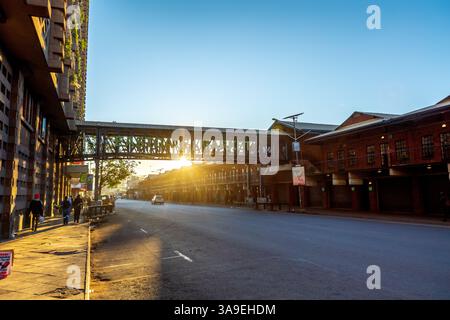 Eastgate Market Bridge Harare Zimbabwe Banque D'Images
