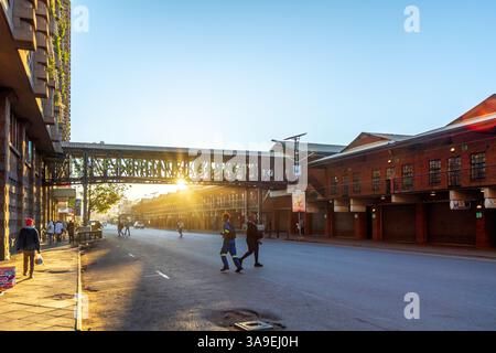 Eastgate Market Bridge Harare Zimbabwe Banque D'Images