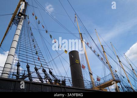 Navire-musée SS Great Britain au port de Bristol UK Banque D'Images