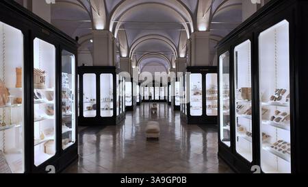 Intérieur du Musée civique de Modène. Modène, Émilie-Romagne, Italie Banque D'Images