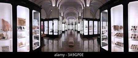 Intérieur du Musée civique de Modène. Modène, Émilie-Romagne, Italie Banque D'Images