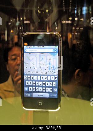 Jan 09, 2007 - San Francisco, CA, États-Unis - Apple présente l'iPhone et l'iTV au Macworld 2007 à San Francisco. NL Banque D'Images