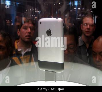 Jan 09, 2007 - San Francisco, CA, États-Unis - Apple présente l'iPhone et l'iTV au Macworld 2007 à San Francisco. NL Banque D'Images