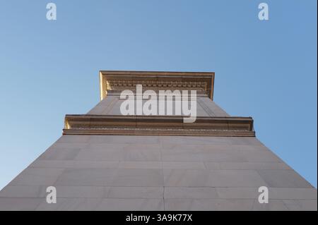 Washington Arch dans Washington Square Park dans Greenwich Village, Manhattan, New York Banque D'Images
