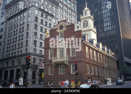 17 janvier 2006 ; Boston, ma, États-Unis ; (photo de fichier : date inconnue) scènes de Boston, Massachusetts : Old State House. Crédit obligatoire : photo de Jeff Hyman/ZUMA Press. (©) Copyright 2006 par Jeff Hyman Banque D'Images