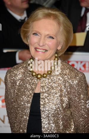 Mary Berry assiste aux National Television Awards le 21 janvier 2015, O2 Arena, Londres Banque D'Images