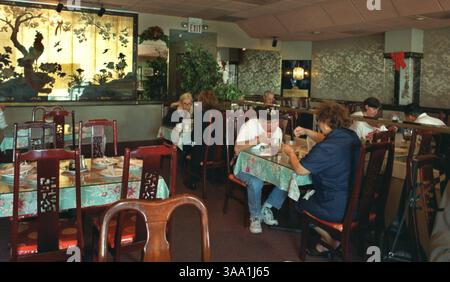 Voici le Bobo Cafe, un restaurant vietnamien, à Roseville, le jeudi 21 février 2002. (Sacramento Bee/ Leilani Hu ) /ZUMA Press Banque D'Images