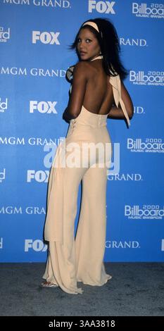05 décembre 2000 ; Las Vegas, Nevada, États-Unis ; TONI BRAXTON aux Billboard Music Awards. Banque D'Images