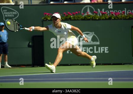 11 mars 2005 ; Indian Wells, CALIFORNIE, États-Unis ; KIM CLIJSTERS au Pacific Life Open Tennis - WTA - 11 mars 2005. Banque D'Images