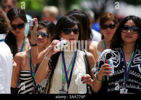 Avr 07, 2007 - Kuala Lumpur, Malaisie - femmes. Championnat du monde de formule 1, Rd 2, Grand Prix de Malaisie, Journée de qualification, Sepang, Malaisie, samedi 7 avril 2007. IMAGE NUMÉRIQUE (crédit image : © Sutton Motorsports/ZUMA Press) RESTRICTIONS : DROITS en Amérique du Nord et du Sud SEULEMENT ! Banque D'Images