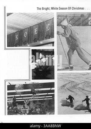 L'édition 1975 de l'annuaire Whigrean de l'Edina East High School relate les événements de l'année scolaire, la vie étudiante, les clubs, l'athlétisme et les réalisations académiques de l'année scolaire 1974-1975. Banque D'Images