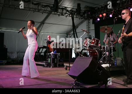 16 juin 2006 ; Manchester, TN, États-Unis ; Bettye LaVette se produit au Bonnaroo Music Festival 2006. Crédit obligatoire : photo de Bryan Rinnert/ZUMA Press. (©) Copyright 2006 par Bryan Rinnert Banque D'Images