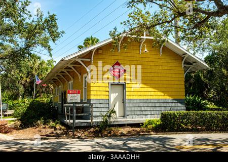 Indian River County Historical Society, 14th Avenue, Vero Beach, Floride Banque D'Images