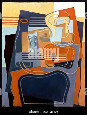 Le Gueridon, 1922 (peinture) de gris, Juan (1887-1927) Espagnol Illustration de Vecteur