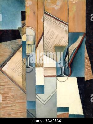 Le Livre, 1913, (peinture) de gris, Juan (1887-1927) espagnol Illustration de Vecteur