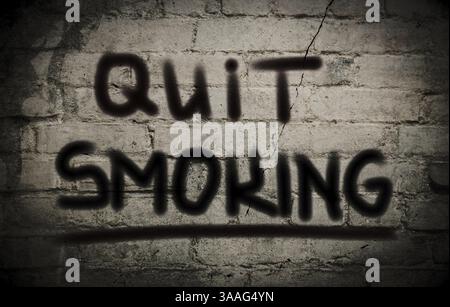 Cesser de fumer Concept Banque D'Images