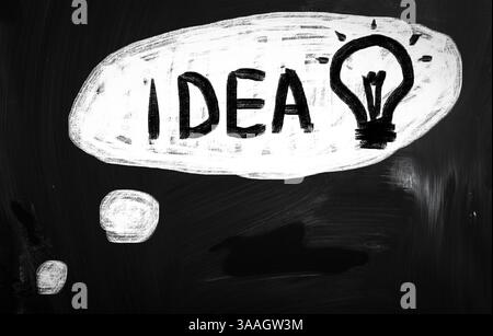 Concept de médias sociaux - texte manuscrit sur un tableau noir Banque D'Images