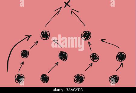 Stratégie de jeu de football sur une planche Banque D'Images