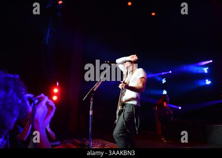 22 avril 2016 - Miami Beach, Floride, États-Unis d'Amérique - MIAMI BEACH, FL - 22 AVRIL : Gavin Rossdale de Bush se produit au Fillmore Miami Beach le 22 avril 2016 à Miami Beach, Floride... personnes : Gavin Rossdale. (Crédit image : © SMG via ZUMA Wire) Banque D'Images