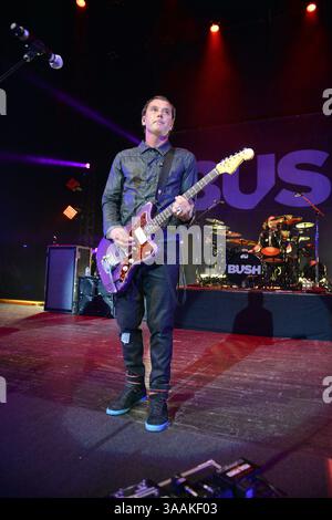 22 avril 2016 - Miami Beach, Floride, États-Unis d'Amérique - MIAMI BEACH, FL - 22 AVRIL : Gavin Rossdale de Bush se produit au Fillmore Miami Beach le 22 avril 2016 à Miami Beach, Floride... personnes : Gavin Rossdale. (Crédit image : © SMG via ZUMA Wire) Banque D'Images