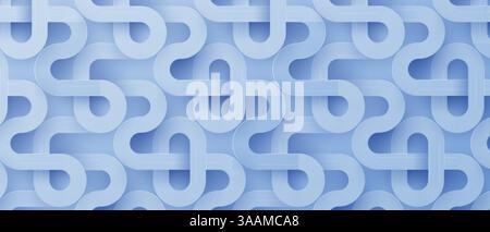 2026 lignes géométriques éclatantes blanches abstraites ou fils de circuit Illustration de Vecteur