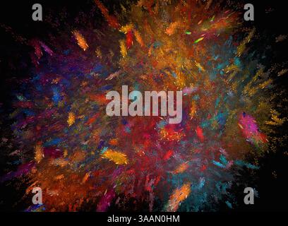 Résumés fractaux Banque D'Images