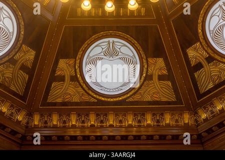 Otto Wagner Hofpavillon (Imperial Pavilion), art nouveau style, 1899, Hietzing, Vienne, Autriche Banque D'Images