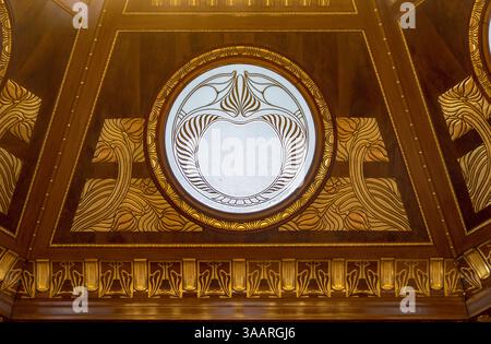 Otto Wagner Hofpavillon (Imperial Pavilion), art nouveau style, 1899, Hietzing, Vienne, Autriche Banque D'Images