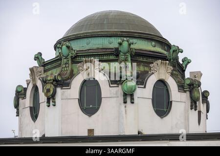 Otto Wagner Hofpavillon (Imperial Pavilion), art nouveau style, 1899, Hietzing, Vienne, Autriche Banque D'Images