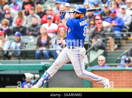 08 avril 2018 : les Blue Jays de Toronto désignent Kendrys Morales #8 lors d'un match MLB entre les Blue Jays de Toronto et les Texas Rangers au Globe Life Park à Arlington, Texas Toronto bat Texas 7-4 Albert Pena/CSM. (Image de crédit : &copy ; Albert Pena/CSM via ZUMA Wire) Banque D'Images