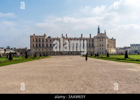 Château de Saint-Germain-en-Laye. C'est un ancien Palais Royal dans le département des Yvelines Banque D'Images